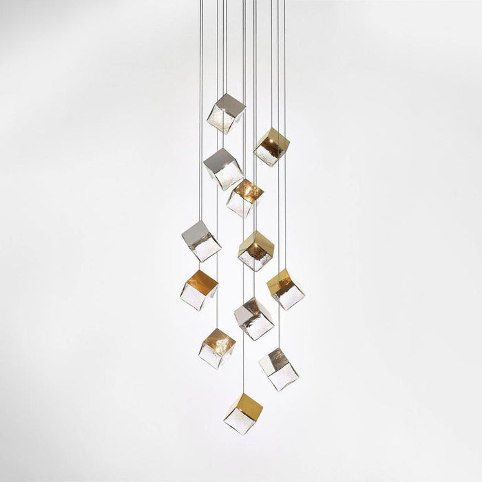 Cubic Luster Cascade Chandelier - Vakkerlight