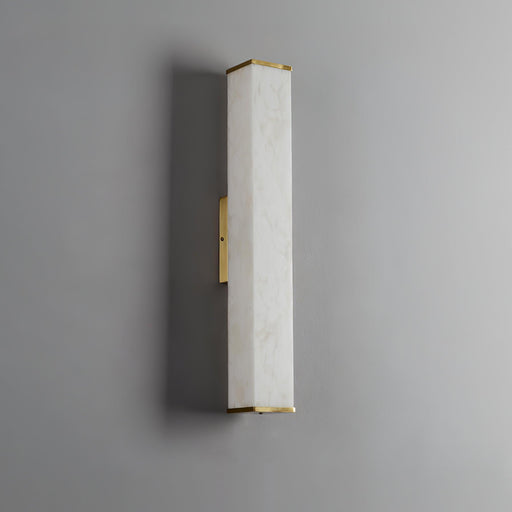 Cuboid Alabaster Wall Light-DWHOME
