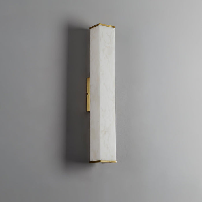 Cuboid Alabaster Wall Light-DWHOME