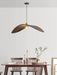 Lampe suspendue courbe en bois - DWHOME