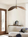 Lampe suspendue courbe en bois - DWHOME