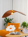 Lampe suspendue courbe en bois - DWHOME