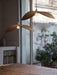 Lampe suspendue courbe en bois - DWHOME