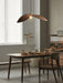 Lampe suspendue courbe en bois - DWHOME