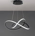 ÓLAFUR Circular Curved Lines Pendant Light - DWHOME