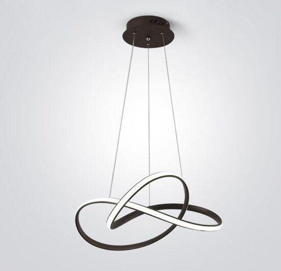 ÓLAFUR Circular Curved Lines Pendant Light - DWHOME