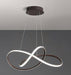 ÓLAFUR Circular Curved Lines Pendant Light - DWHOME