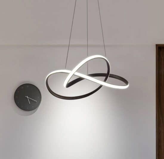 ÓLAFUR Circular Curved Lines Pendant Light - DWHOME