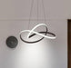 ÓLAFUR Circular Curved Lines Pendant Light - DWHOME