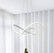 ÓLAFUR Circular Curved Lines Pendant Light - DWHOME
