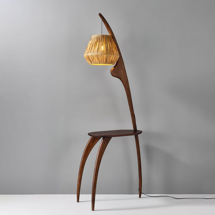 Curved Mantis Arm Floor Lamp-DWHOME