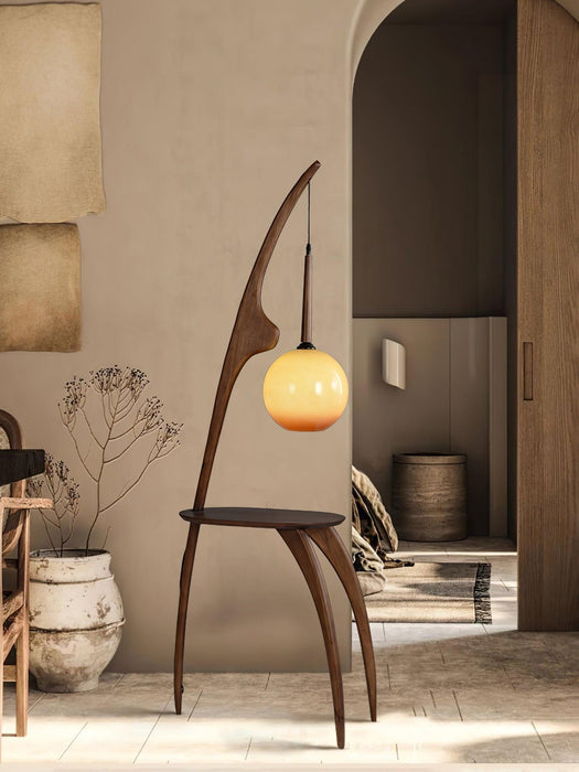 Curved Mantis Arm Floor Lamp-DWHOME