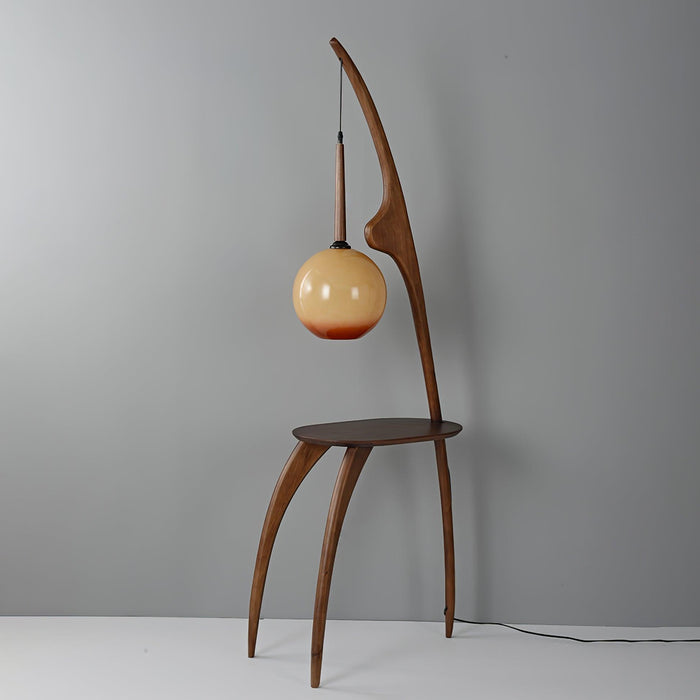 Curved Mantis Arm Floor Lamp-DWHOME
