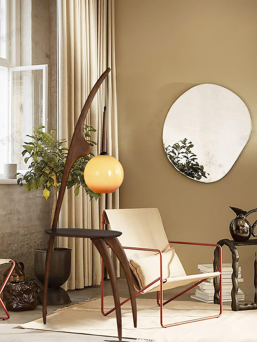 Curved Mantis Arm Floor Lamp-DWHOME