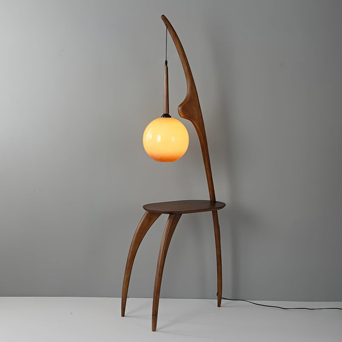 Curved Mantis Arm Floor Lamp-DWHOME
