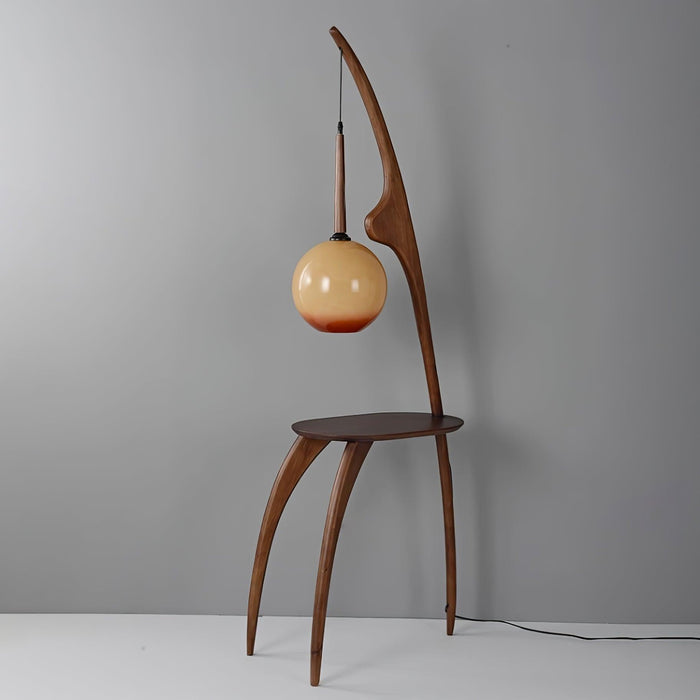Curved Mantis Arm Floor Lamp-DWHOME