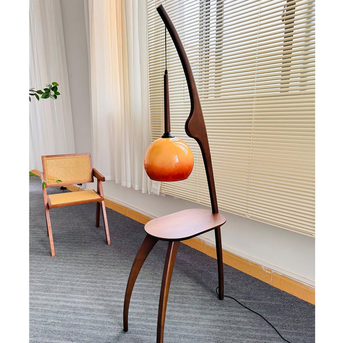 Curved Mantis Arm Floor Lamp-DWHOME