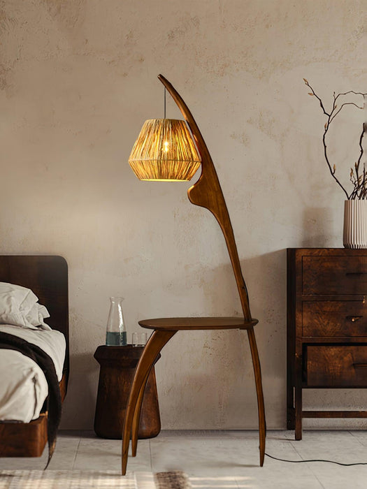 Curved Mantis Arm Floor Lamp-DWHOME