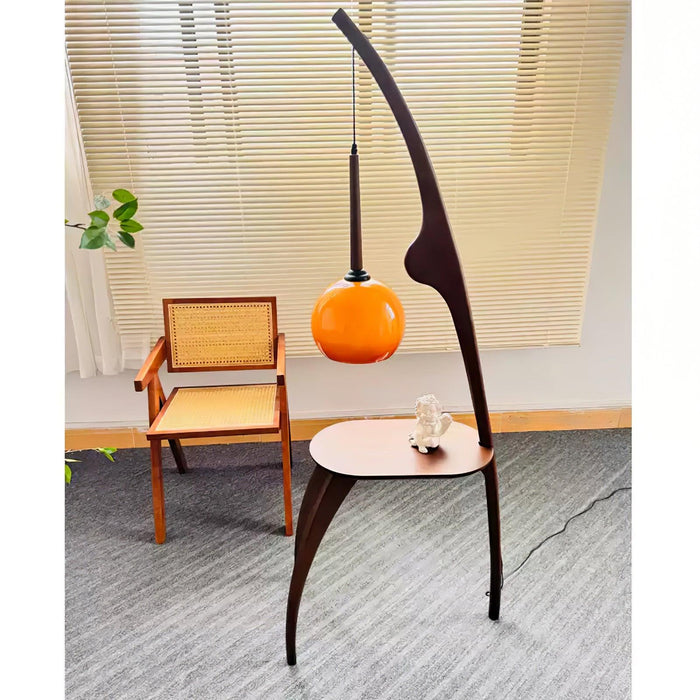 Curved Mantis Arm Floor Lamp-DWHOME