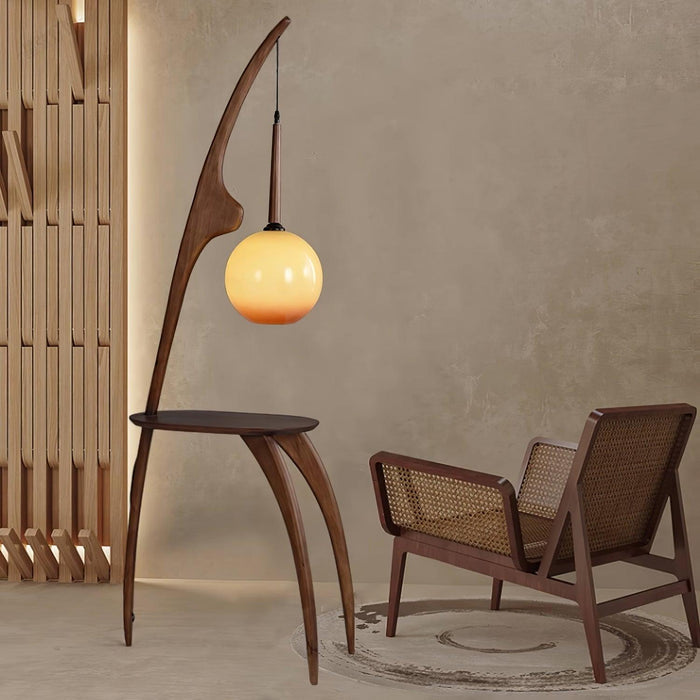 Curved Mantis Arm Floor Lamp-DWHOME