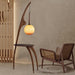 Curved Mantis Arm Floor Lamp-DWHOME