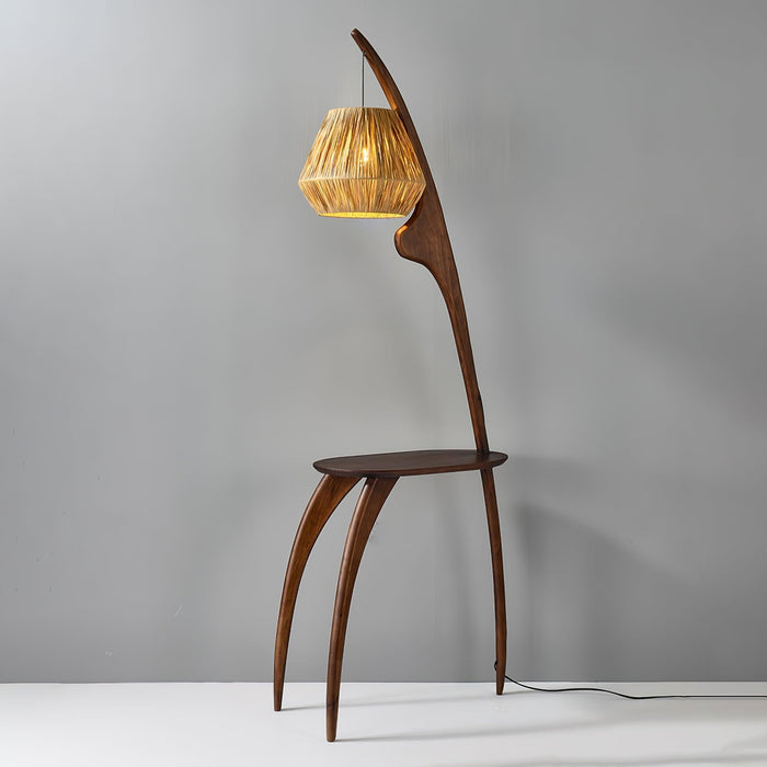 Curved Mantis Arm Floor Lamp-DWHOME