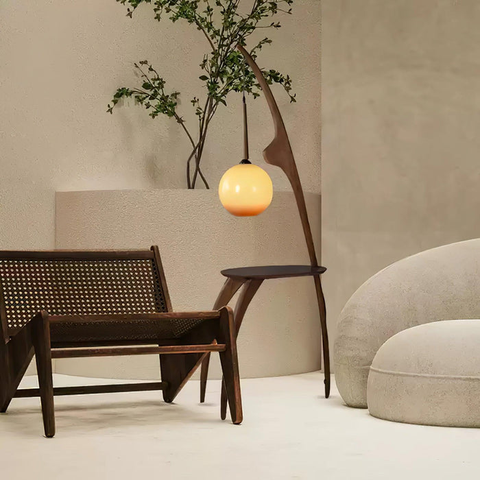 Curved Mantis Arm Floor Lamp-DWHOME