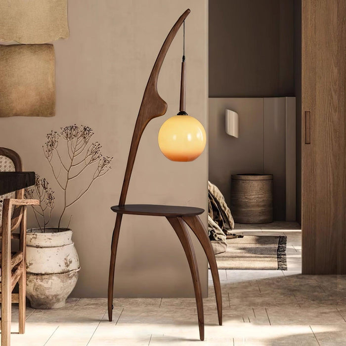 Curved Mantis Arm Floor Lamp-DWHOME