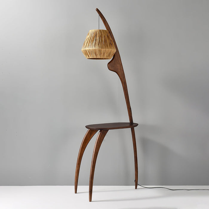 Curved Mantis Arm Floor Lamp-DWHOME