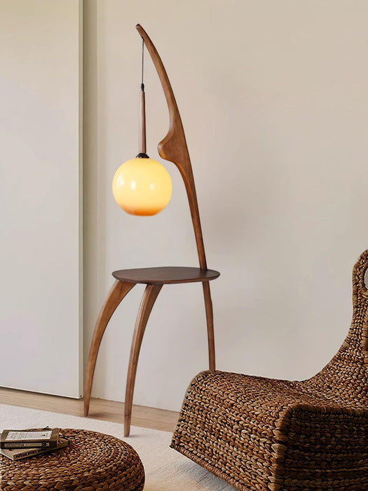 Curved Mantis Arm Floor Lamp-DWHOME
