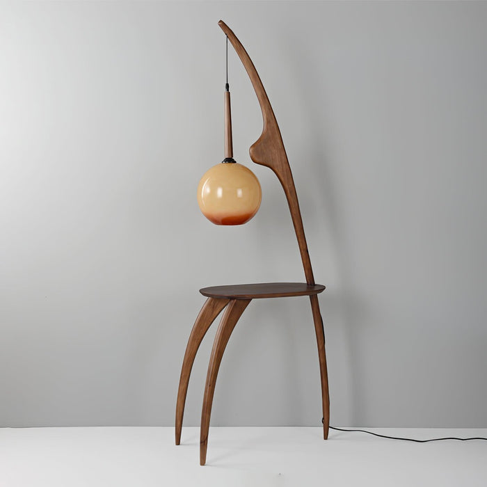 Curved Mantis Arm Floor Lamp-DWHOME