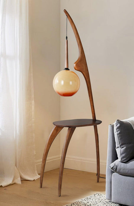 Curved Mantis Arm Floor Lamp-DWHOME