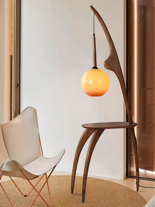 Curved Mantis Arm Floor Lamp-DWHOME