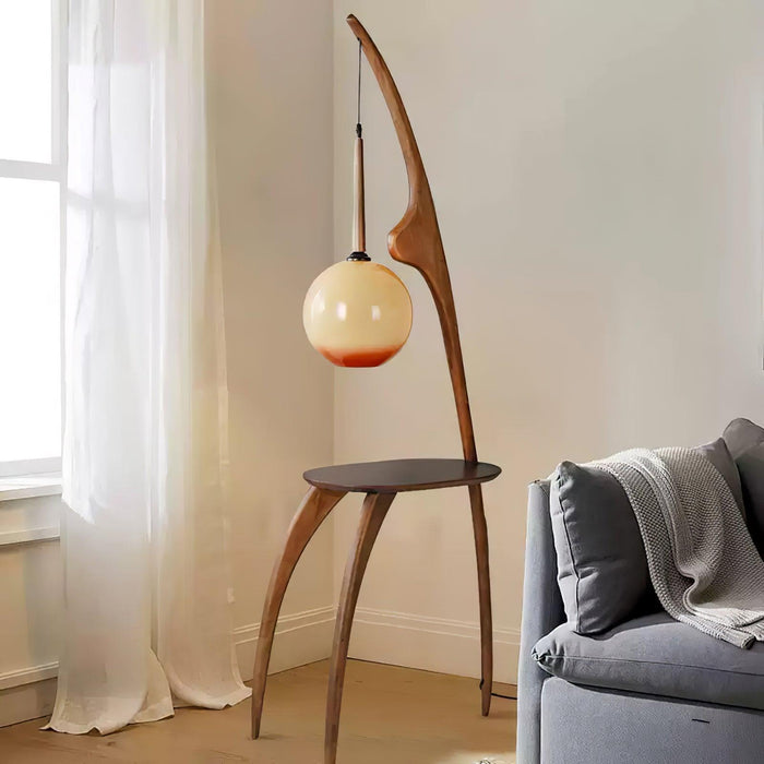 Curved Mantis Arm Floor Lamp-DWHOME
