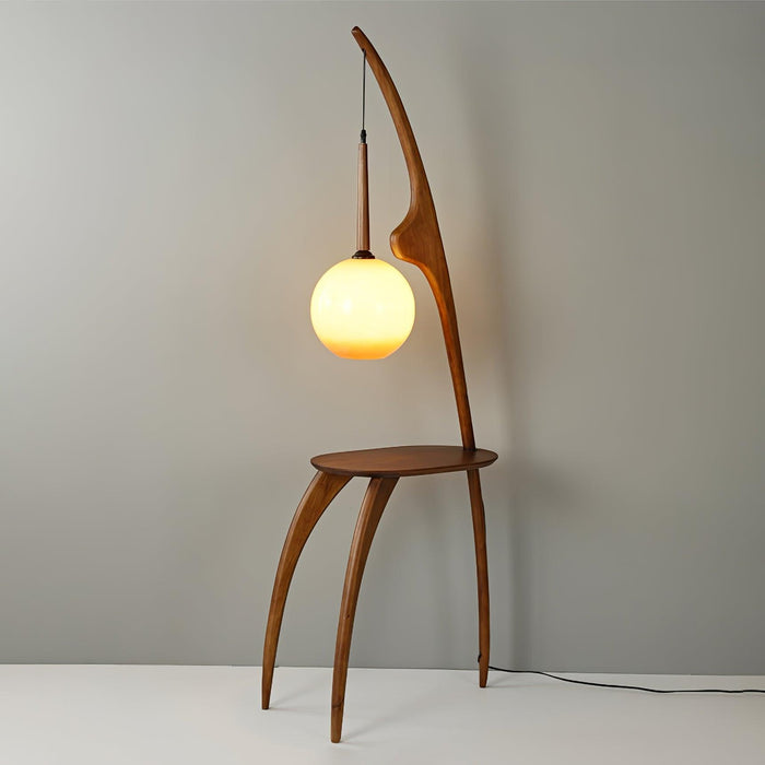 Curved Mantis Arm Floor Lamp-DWHOME