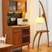 Curved Mantis Arm Floor Lamp-DWHOME