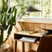 Curvilinear Mid-Century Table Lamp-DWHOME