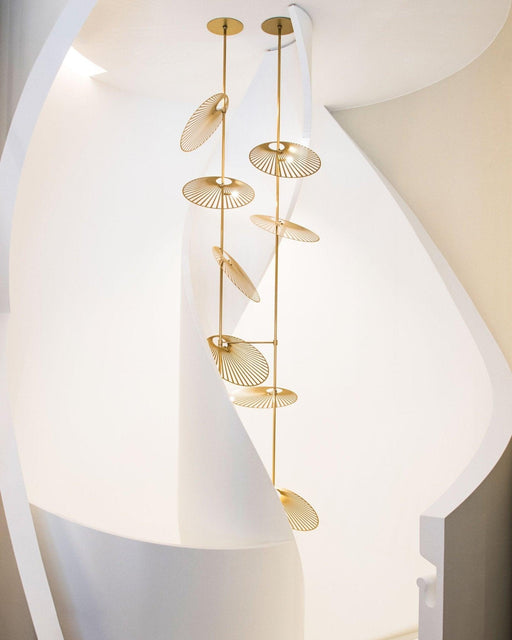 Cattail Leaf Chandelier-DWHOME