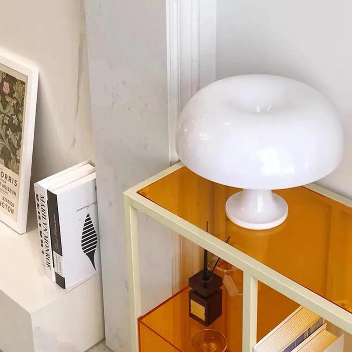 Cute Modern Mushroom Table Lamp Orange/White - DWHOME
