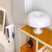 Cute Modern Mushroom Table Lamp Orange/White - DWHOME