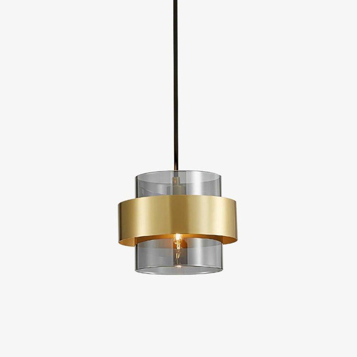 "Lampe à suspension cylindrique DWHOME"