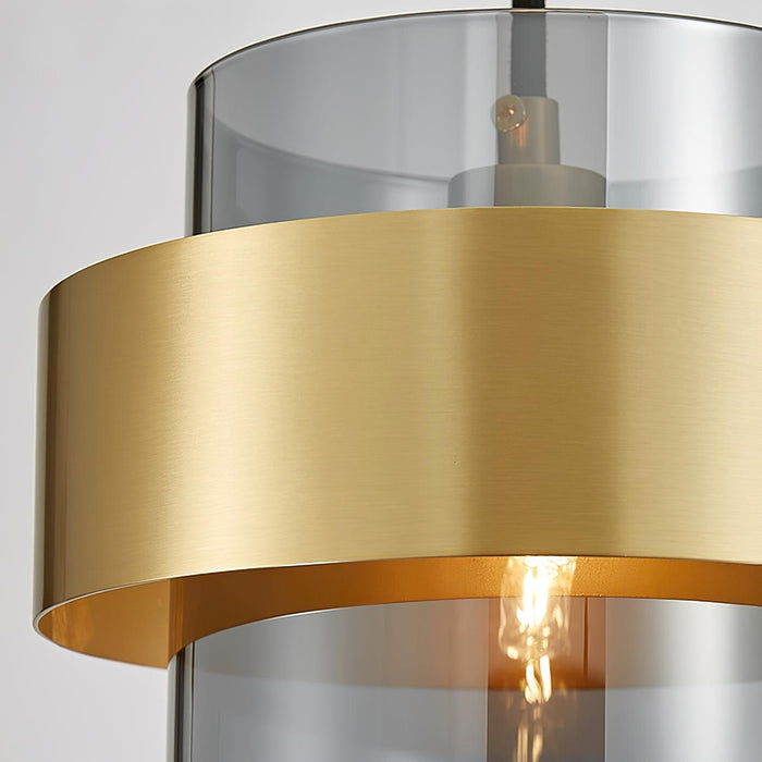 "Lampe à suspension cylindrique DWHOME"