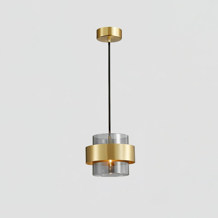 "Lampe à suspension cylindrique DWHOME"