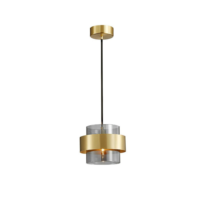 "Lampe à suspension cylindrique DWHOME"
