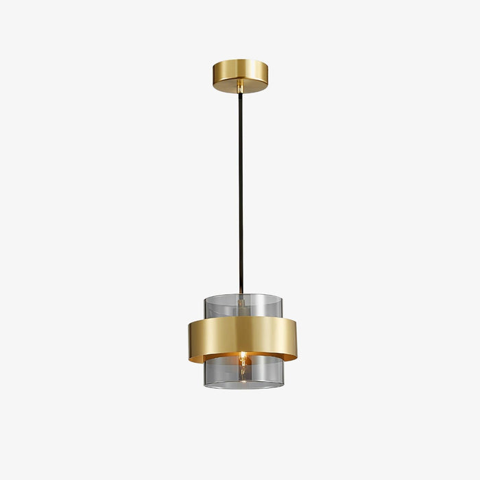 "Lampe à suspension cylindrique DWHOME"
