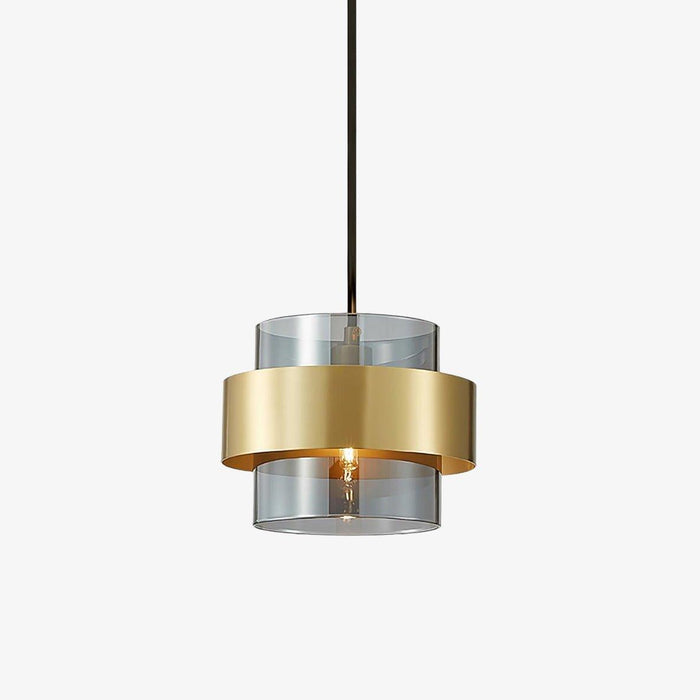 "Lampe à suspension cylindrique DWHOME"