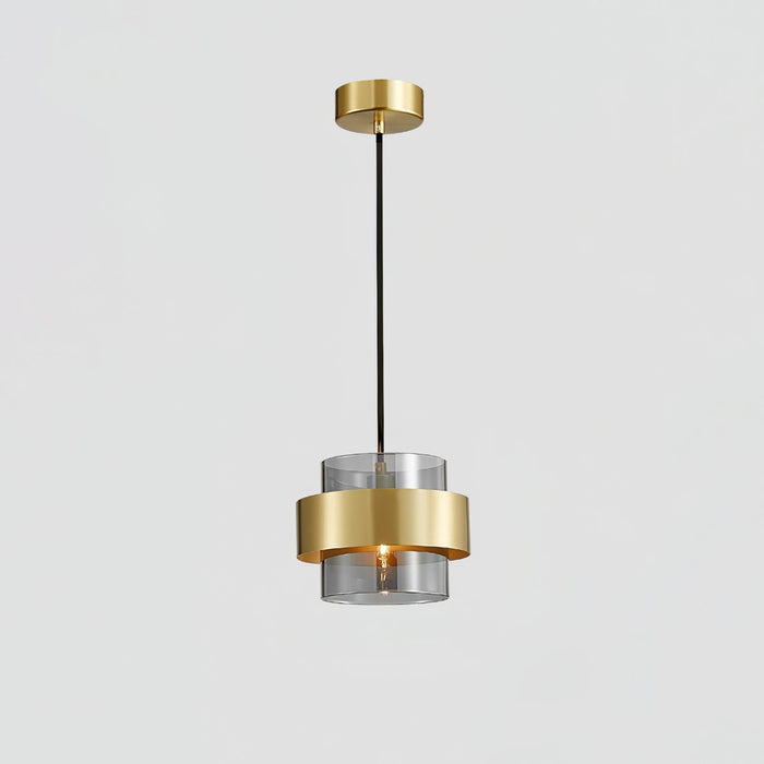 "Lampe à suspension cylindrique DWHOME"