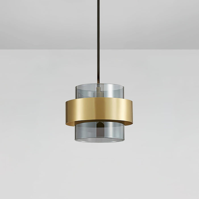 "Lampe à suspension cylindrique DWHOME"