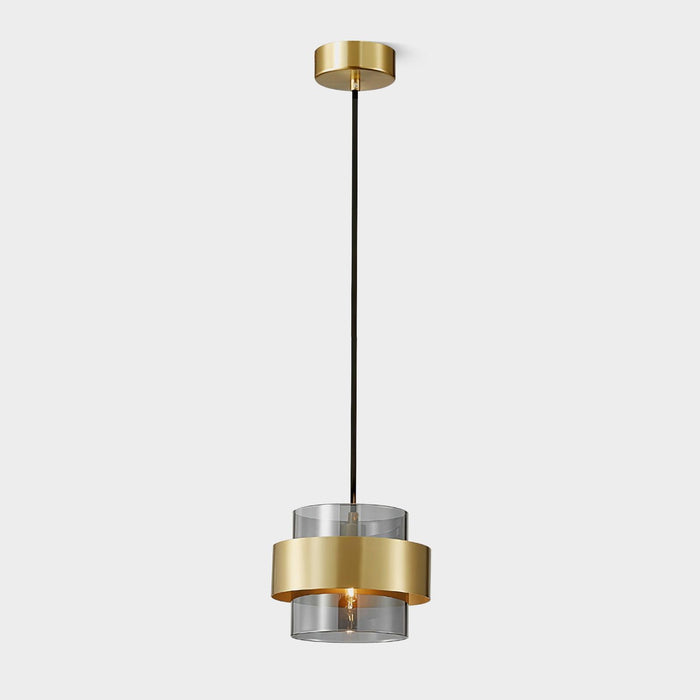 "Lampe à suspension cylindrique DWHOME"