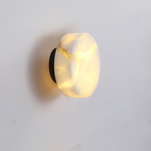 Cylindrical Alabaster Wall Light-DWHOME